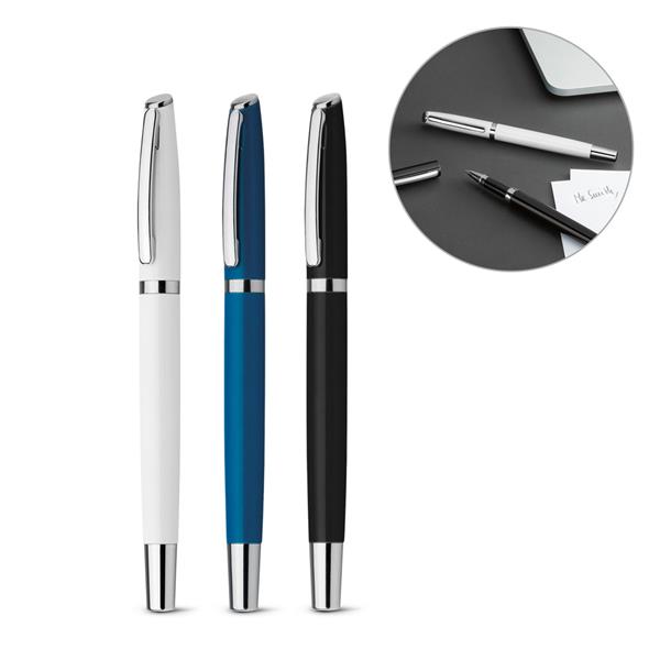 LANDO ROLLER. Roller em alumínio com escrita em azul - 81191