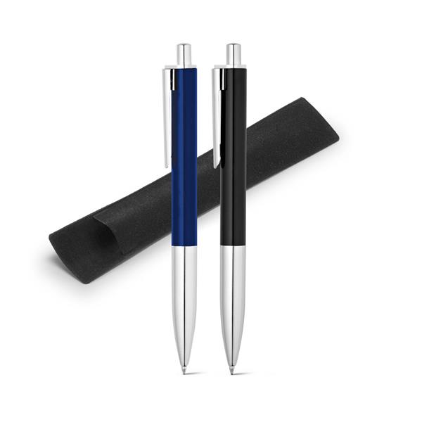 ALPS. Esferográfica em alumínio com escrita em preto - 91333