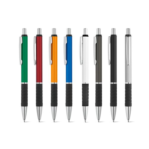 DANTE. Esferográfica em alumínio com clipe de metal e grip - 91491