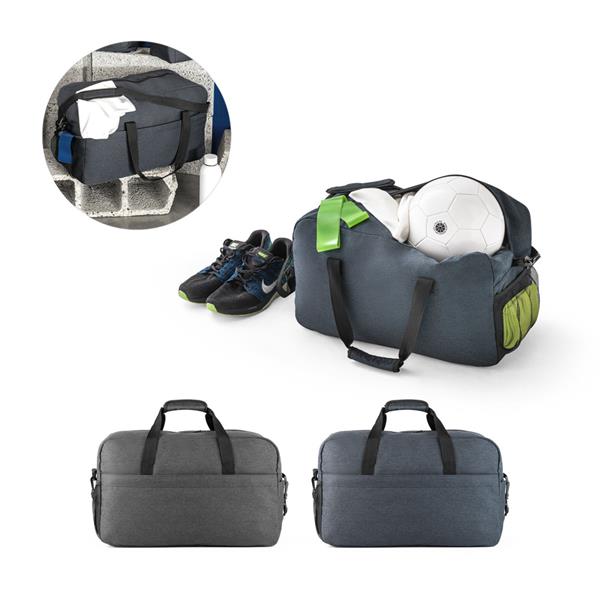 REPURPOSE SPORTS. Bolsa esportiva em poliéster reciclado 600D de alta densidade com fundo em placa semi-rígida 31 L - 92