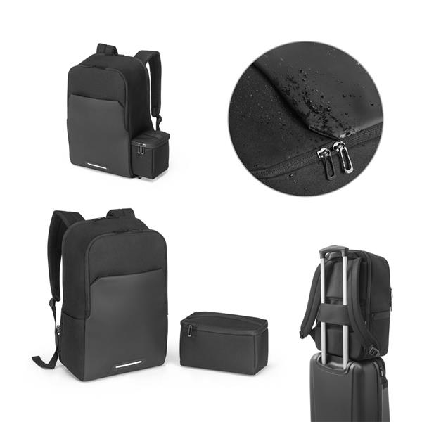 BELFAST. Mochila (20 L) 2 em 1 com bolsa térmica (4""5L) inclusa que permite a sua utilização em conjunto ou separado -