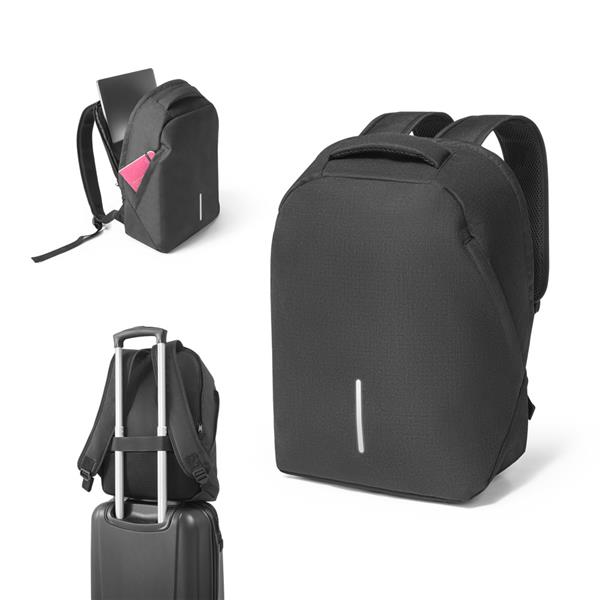 AUCKLAND. Mochila com sistema antiroubo para notebook 15""6" em 600D e ripstop 17 L - 92336