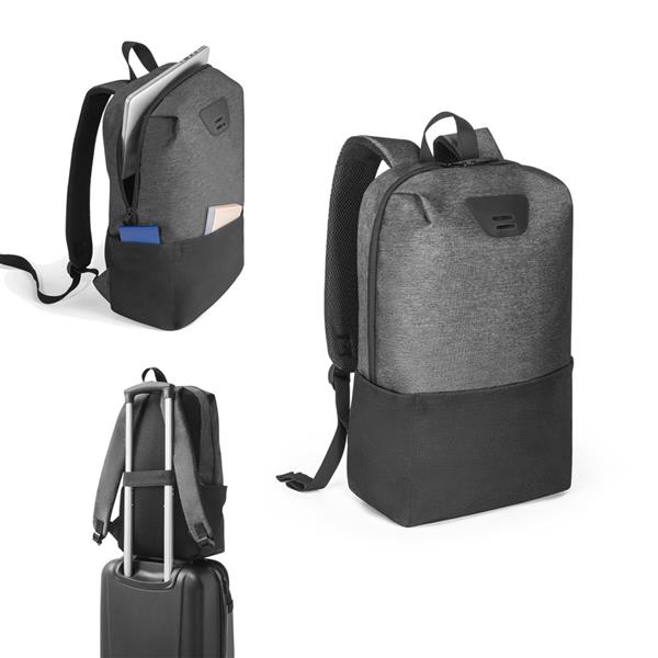 DOUALA. Mochila para notebook 15.6" em 300D de alta densiade 2Tone com nylon 17 L - 92362