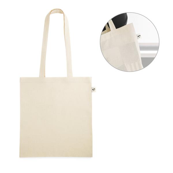 LEON. Sacola 100% algodão orgânico (140 g/m²) - 92528