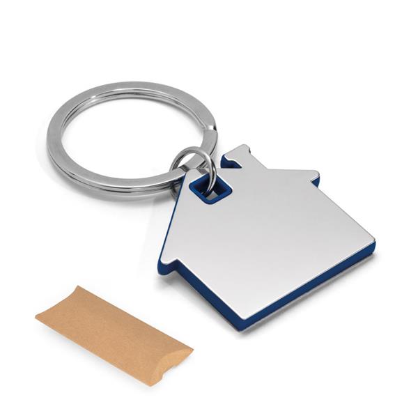 VIVRE. Chaveiro casa em metal e ABS - 93392