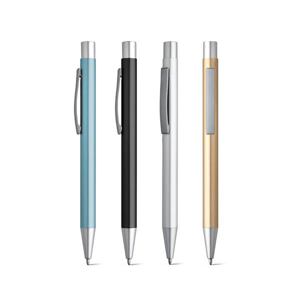 LEA. Esferográfica em alumínio com acabamento mate e escrita em preto - 51125