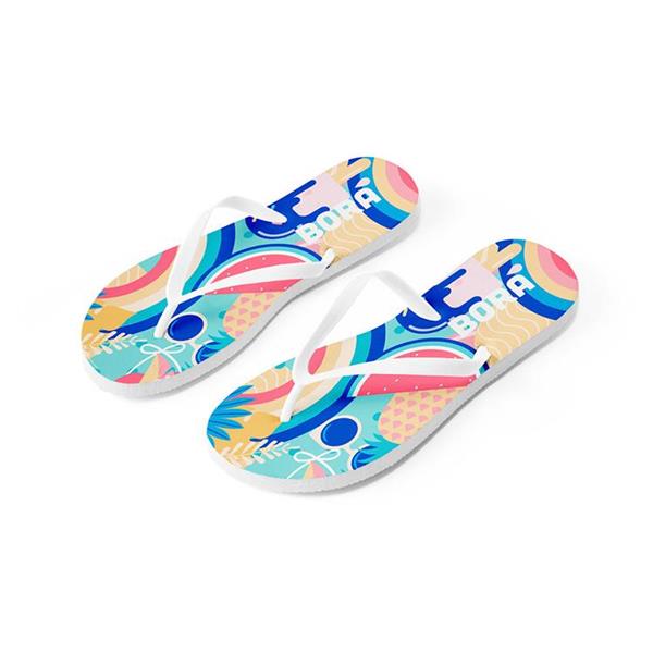BALI G / GG. Chinelos com sola e m EVA totalmente personalizável em sublimação e tira em PVC - 95083 3